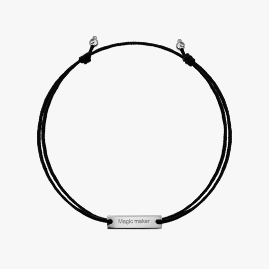 Bracciale cordoncino in argento Magic Maker - Indira