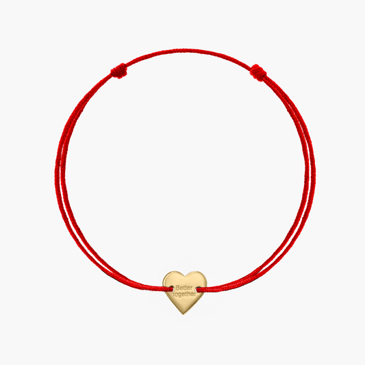 Bracciale in corda d'oro Better Together - Indira