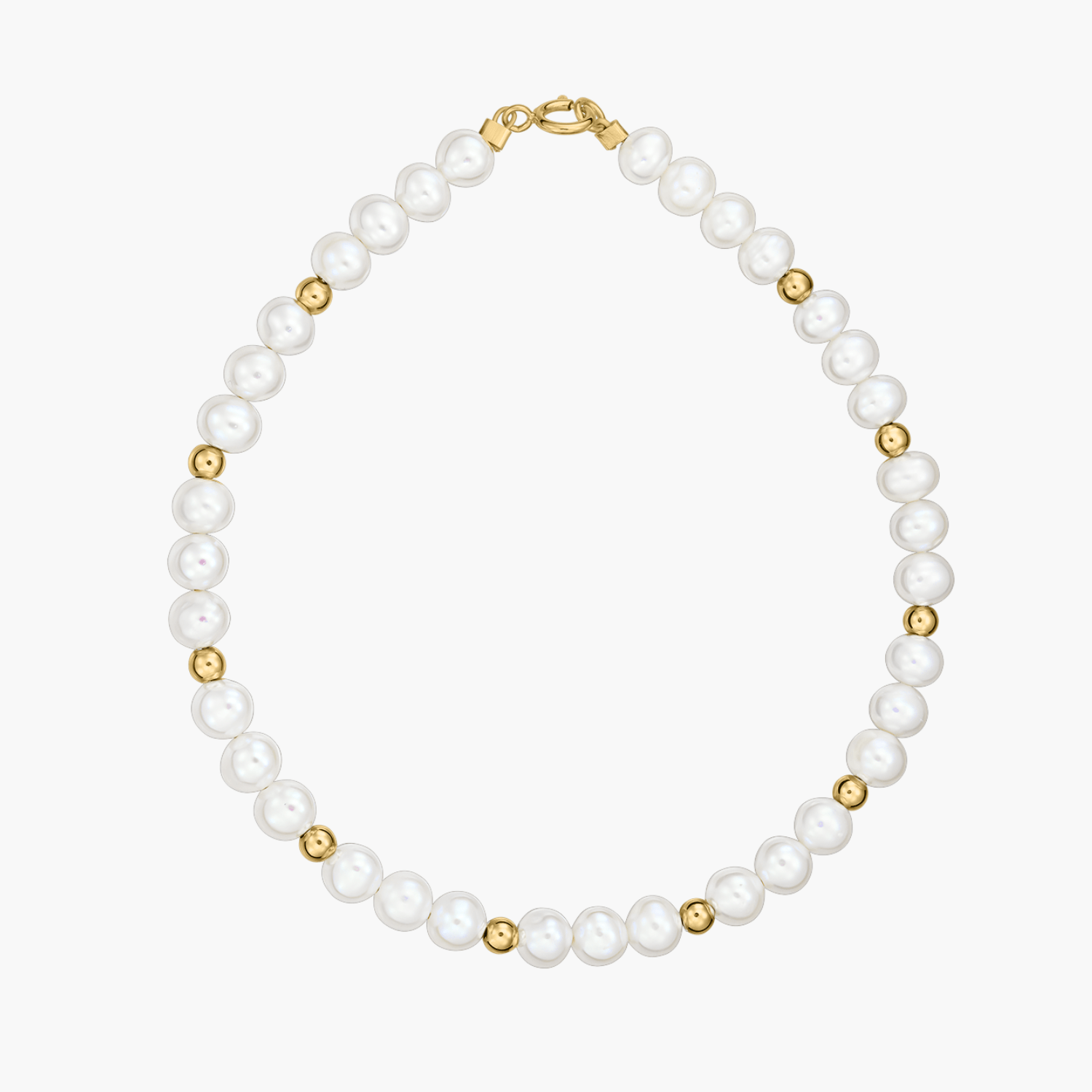 Bracciale in oro Golden Sonet - Perle Naturali - Indira