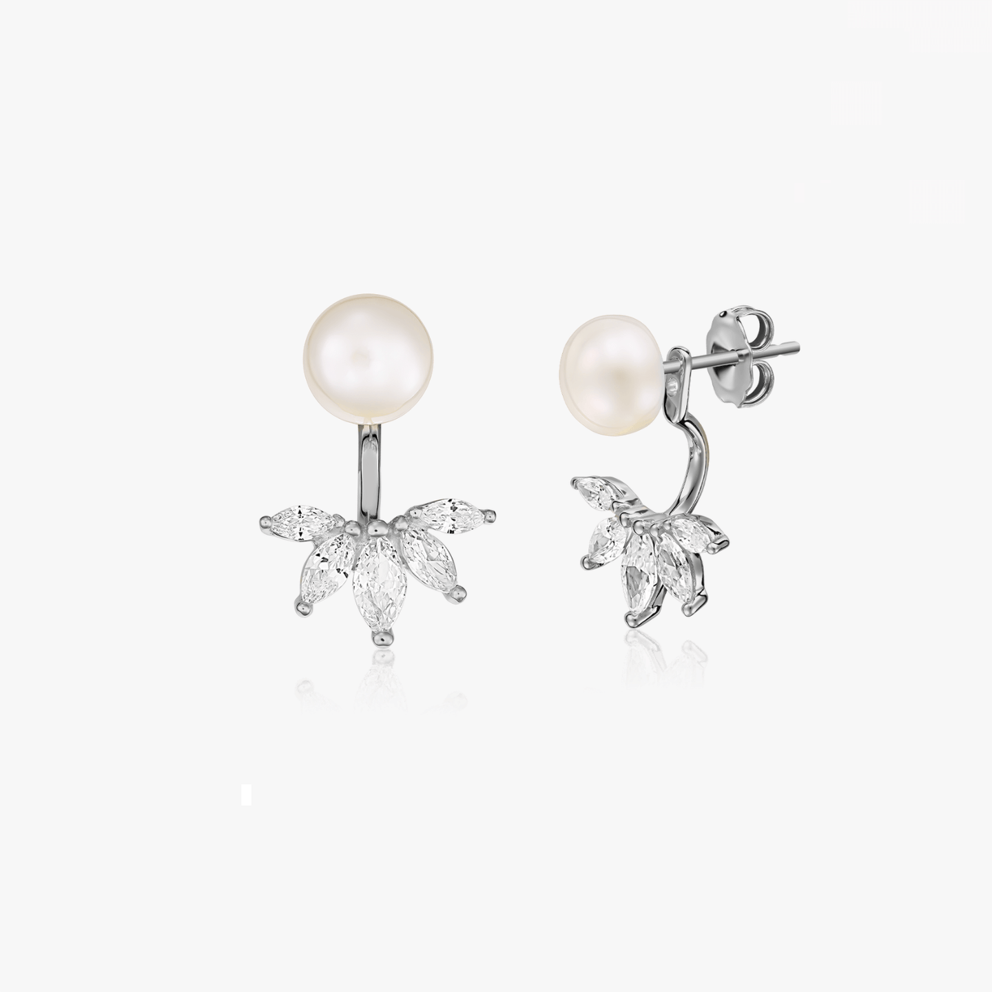 Orecchini in argento Day to Night - Perle Naturali - Indira