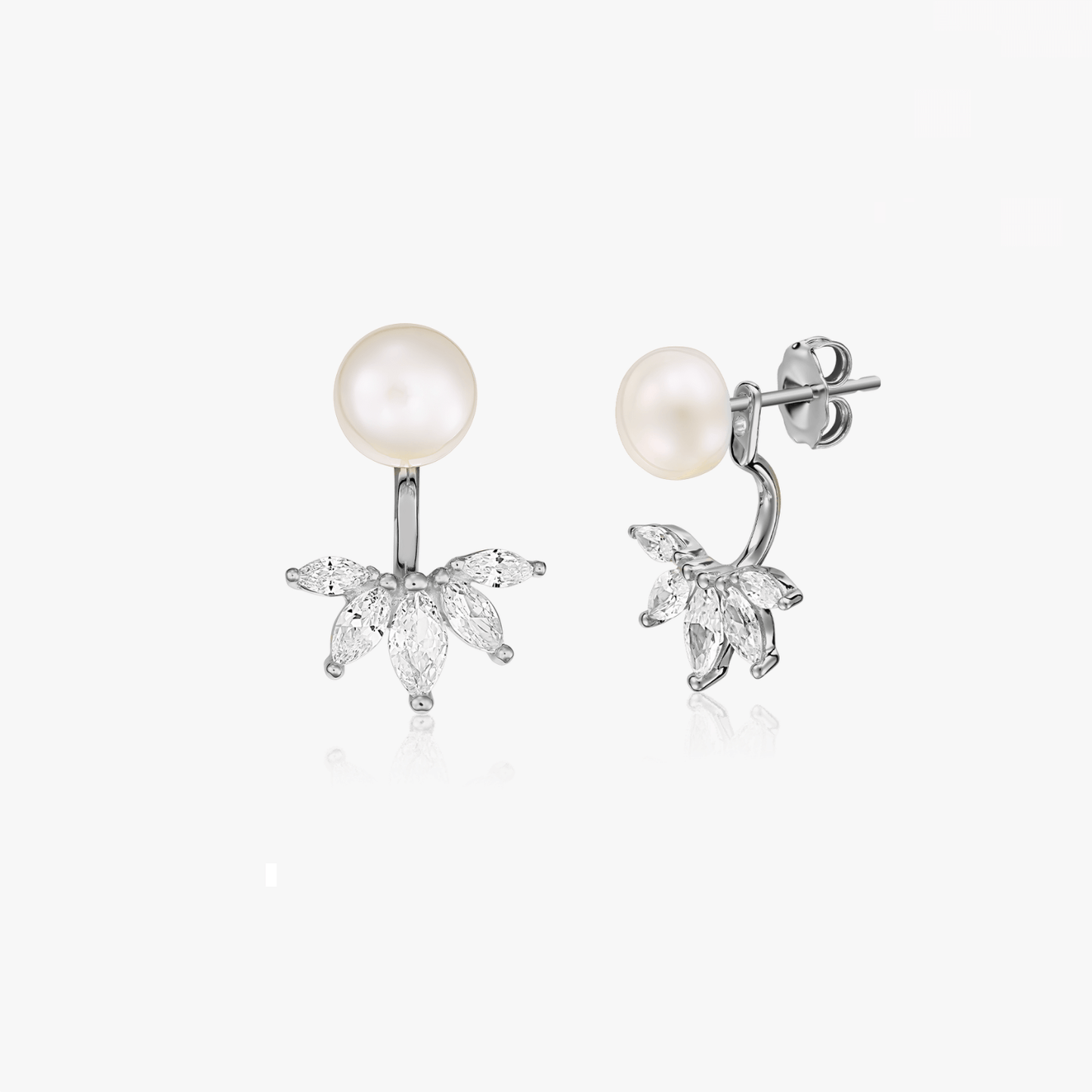 Orecchini in argento Day to Night - Perle Naturali - Indira