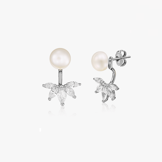 Orecchini in argento Day to Night - Perle Naturali - Indira