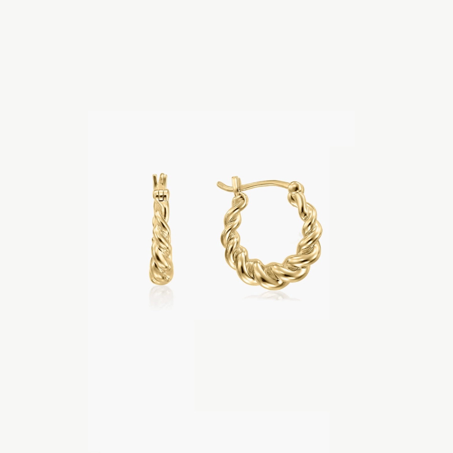 Orecchini in argento Golden Brioche - Indira