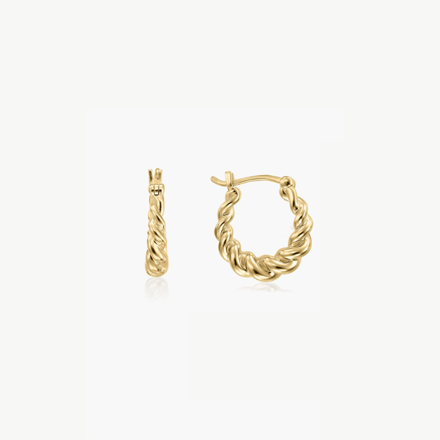 Orecchini in argento Golden Brioche - Indira