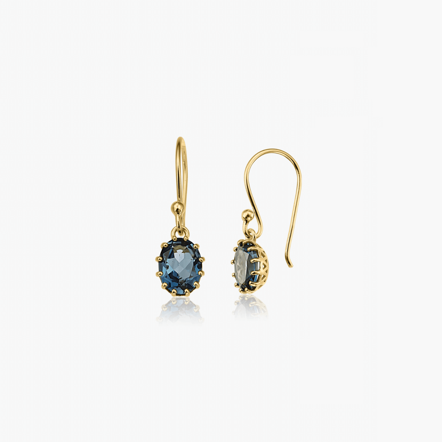 Orecchini in argento Golden Serene - Topazio London - Indira