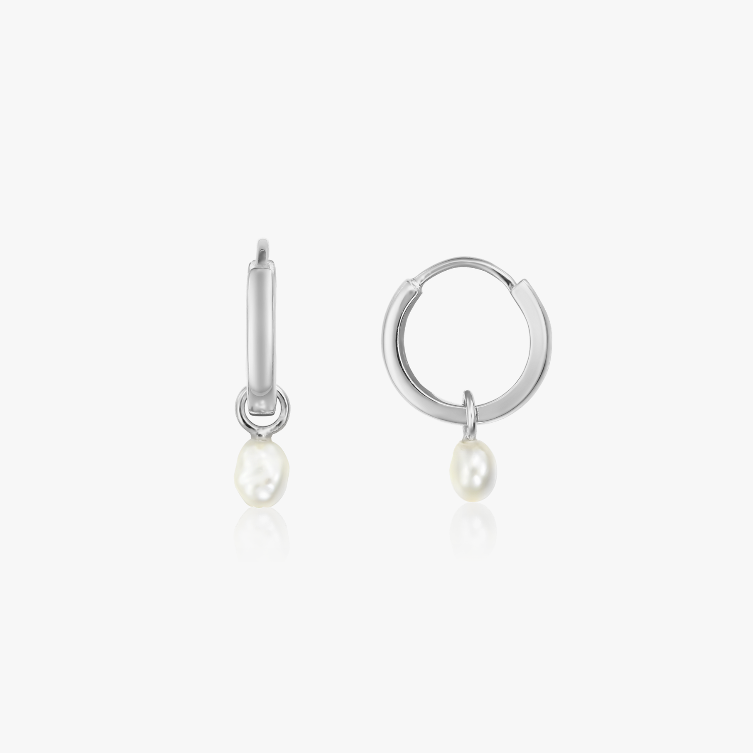 Orecchini in argento Little Drop - Perle Naturali - Indira