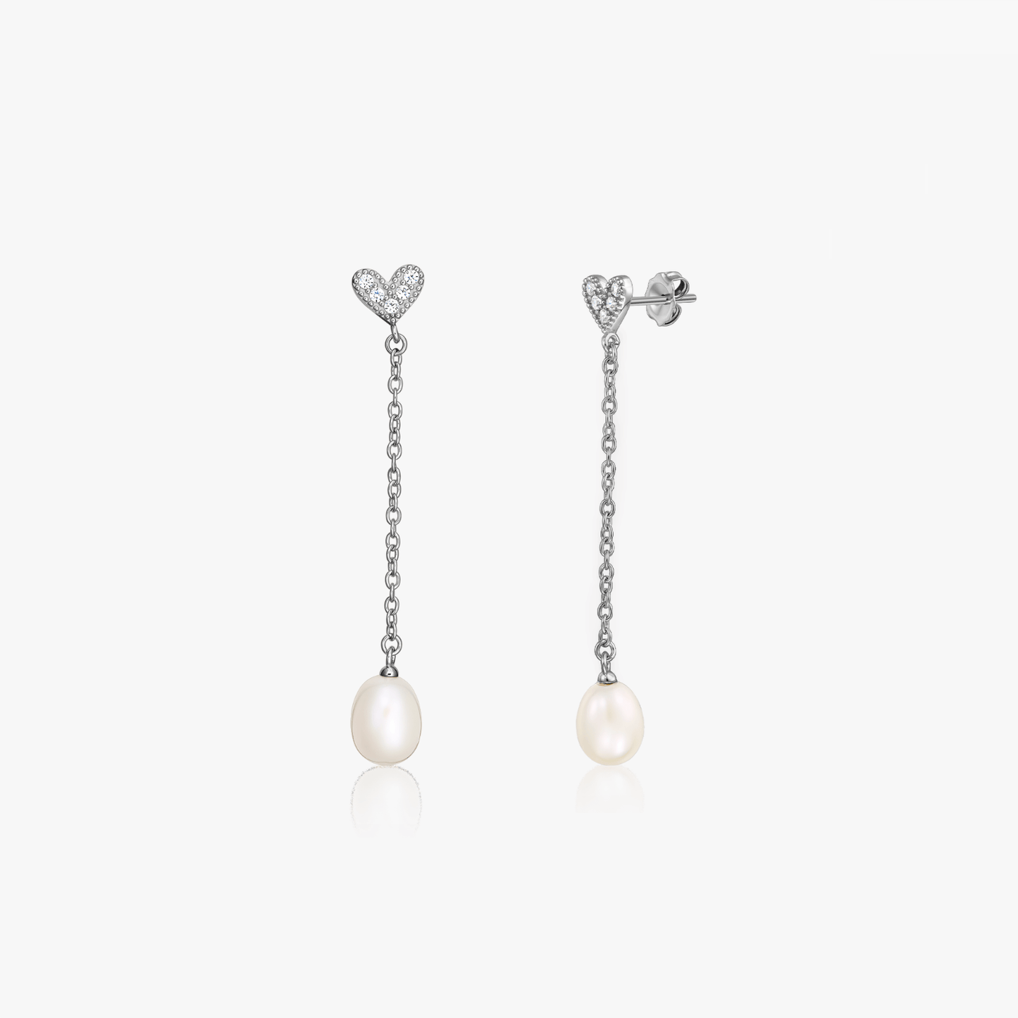 Orecchini in argento Never Let You Go - Perle Naturali - Indira