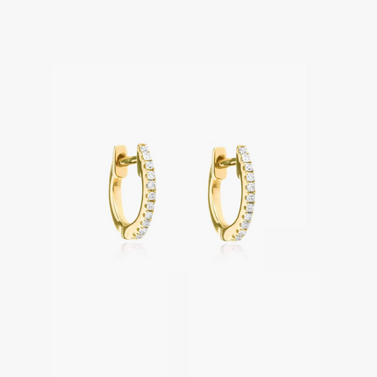 Orecchini in argento Sadie Golden - Zirconia - Indira