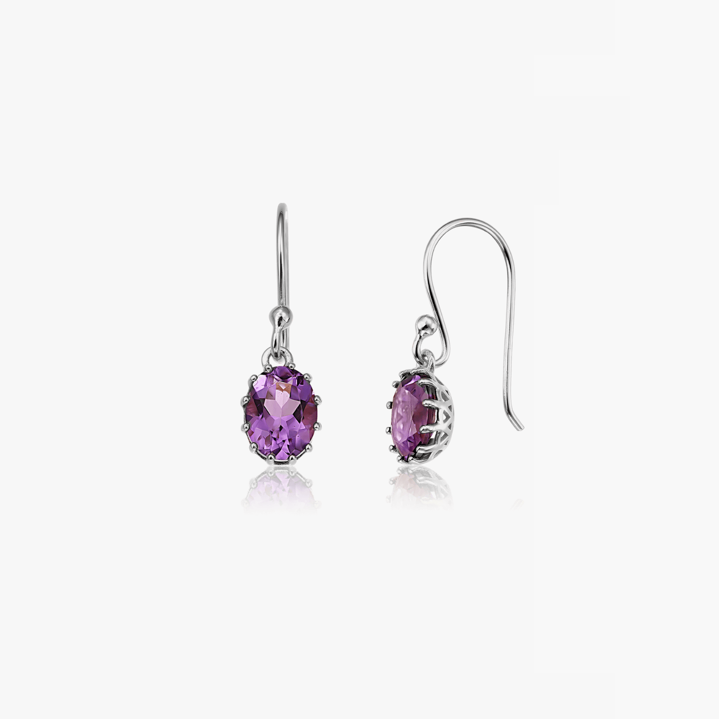 Orecchini in argento Serene - Ametista - Indira