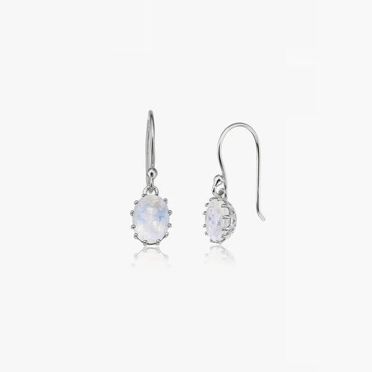 Orecchini in argento Serene - Pietra di Luna - Indira