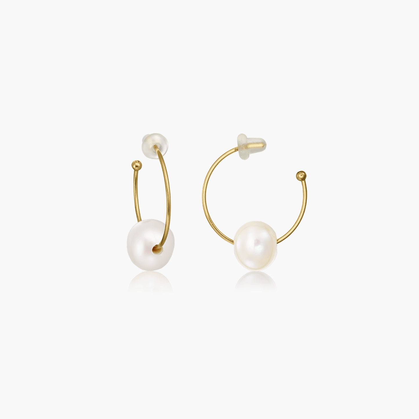 Orecchini in oro Boucle - Perle Naturali - Indira