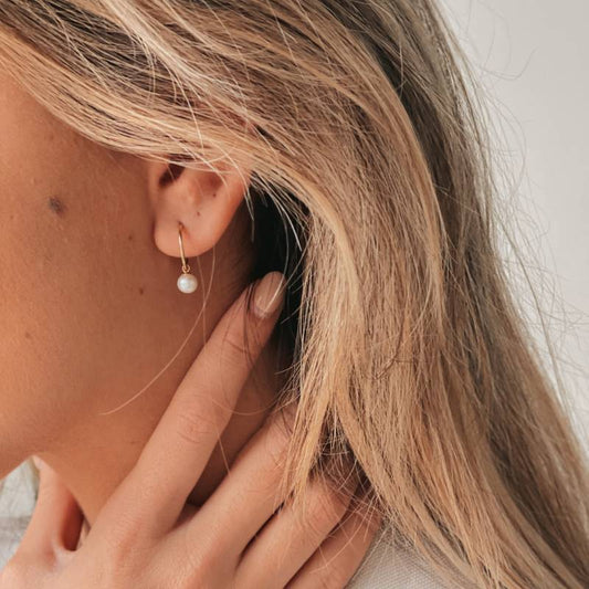Orecchini in oro Little Drop - Perle Naturali - Indira