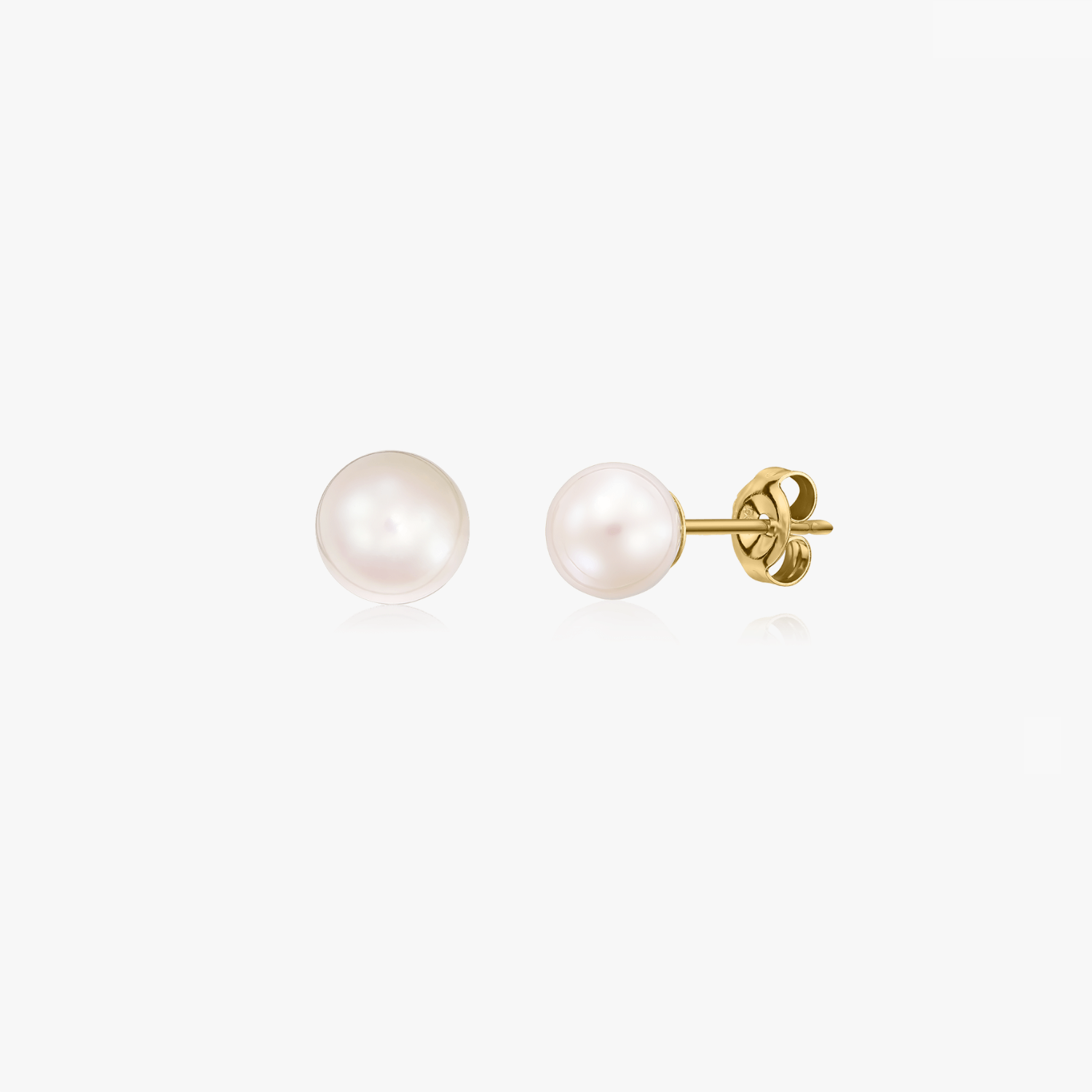 Orecchini in oro Pearl Studs - Indira