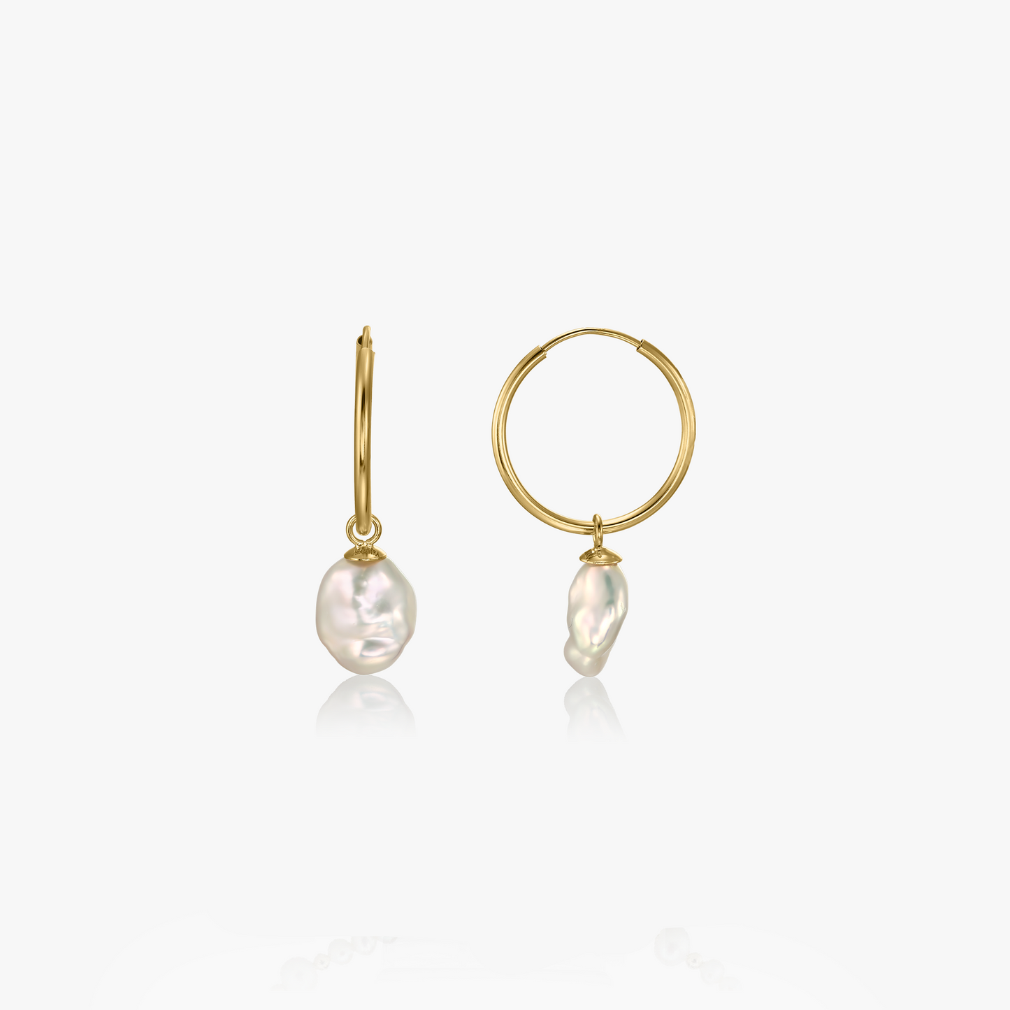 Orecchini in oro Rhonda - Perle Naturali - Indira