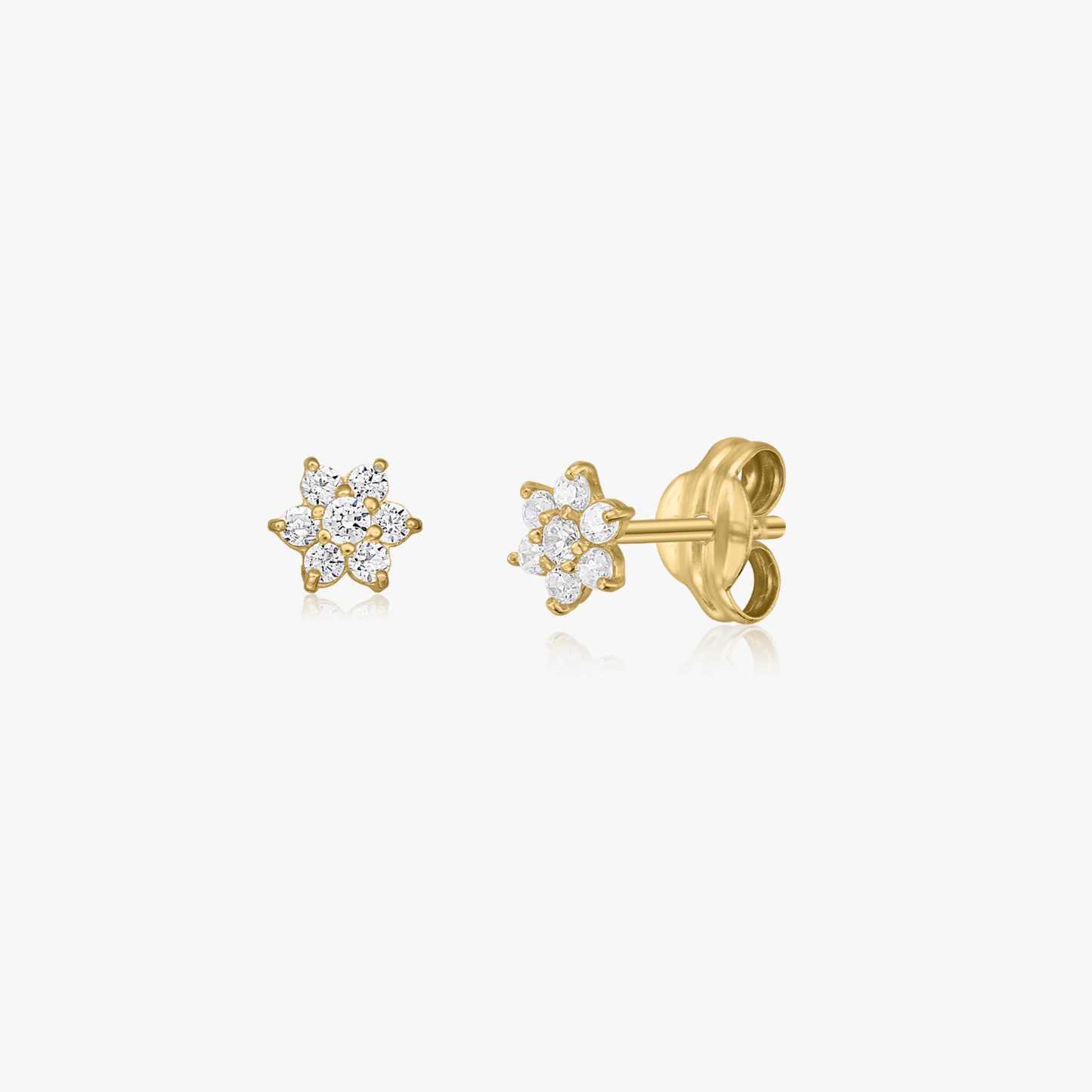 Orecchini in oro Winterbloom - Zircone - Indira