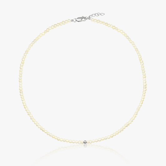 Collana in argento Glamour - Perle Naturali - Indira