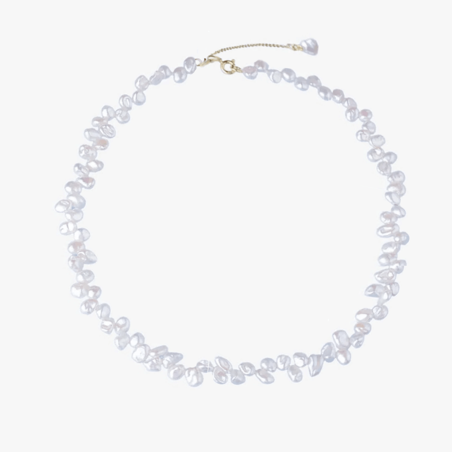 Collana in argento Golden Brielle - Perle naturali - Indira