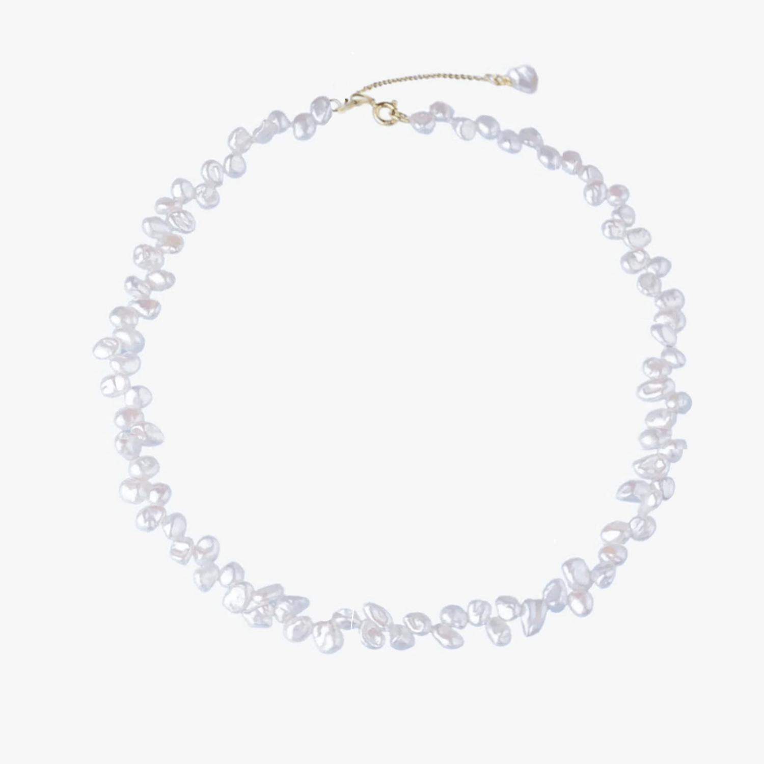 Collana in argento Golden Brielle - Perle naturali - Indira