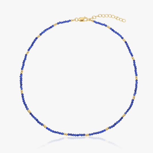 Collana in argento Golden SummerScape - Lapis Lazuli - Indira