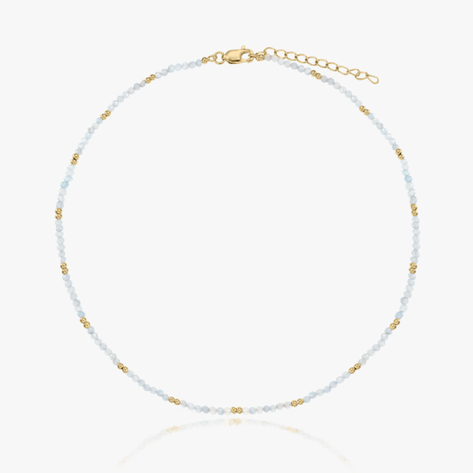 Collana in argento Golden SummerScape – Pietra di Luna - Indira