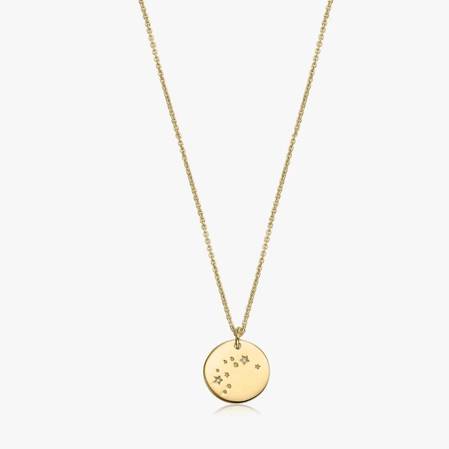 Collana in argento Golden Zodiac - Aquarius - Indira