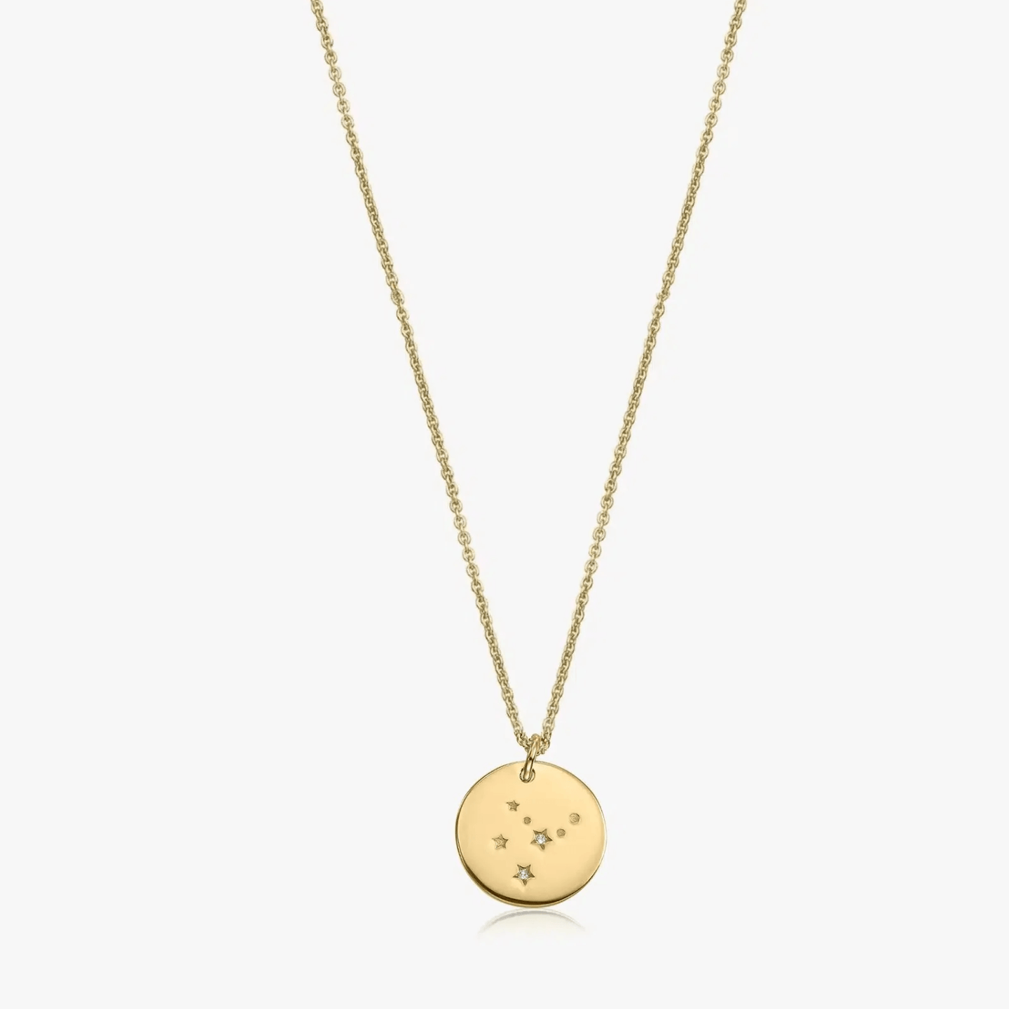Collana in argento Golden Zodiac - Virgo - Indira