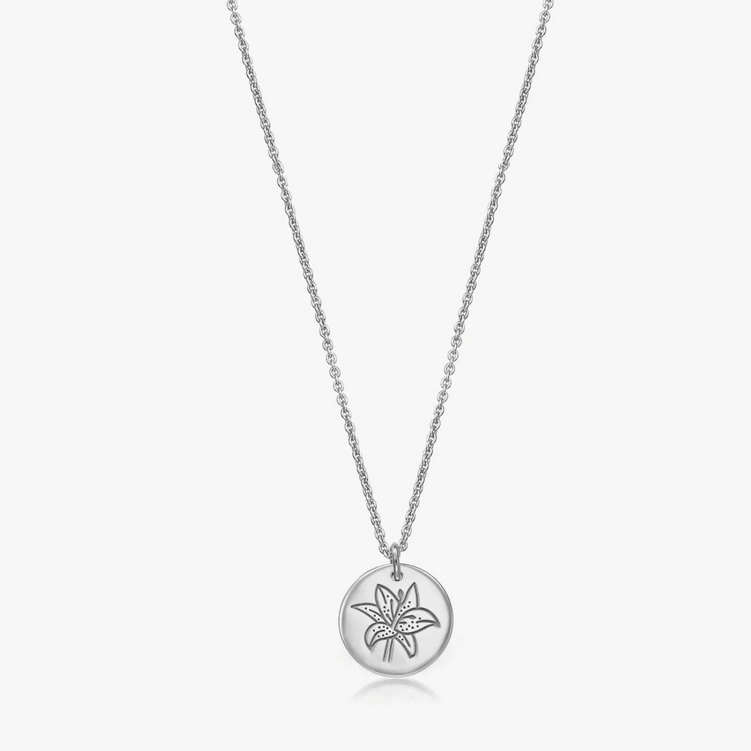 Collana in argento Silver Birth Flower - May Lily - Indira