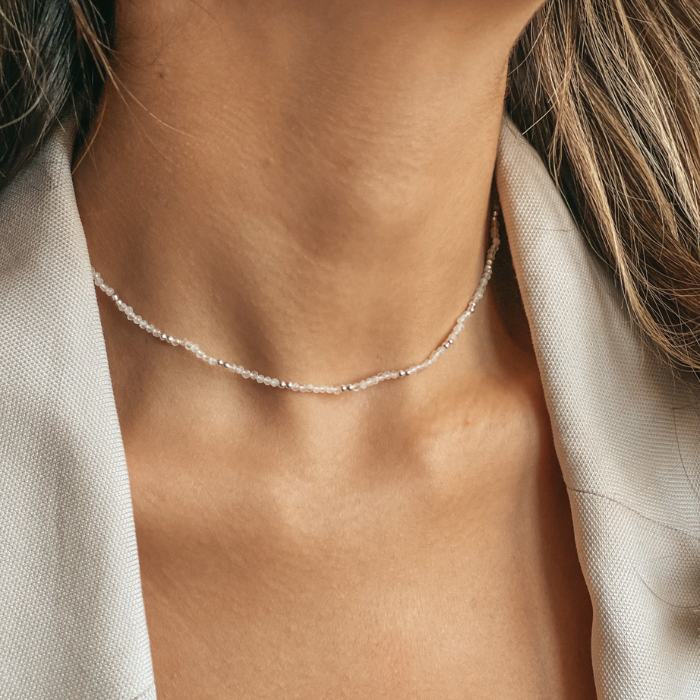 Collana in argento SummerScape – Pietra di Luna - Indira