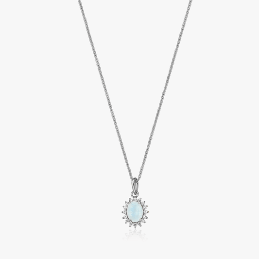Collana in argento Virtue - Pietra di Luna - Indira