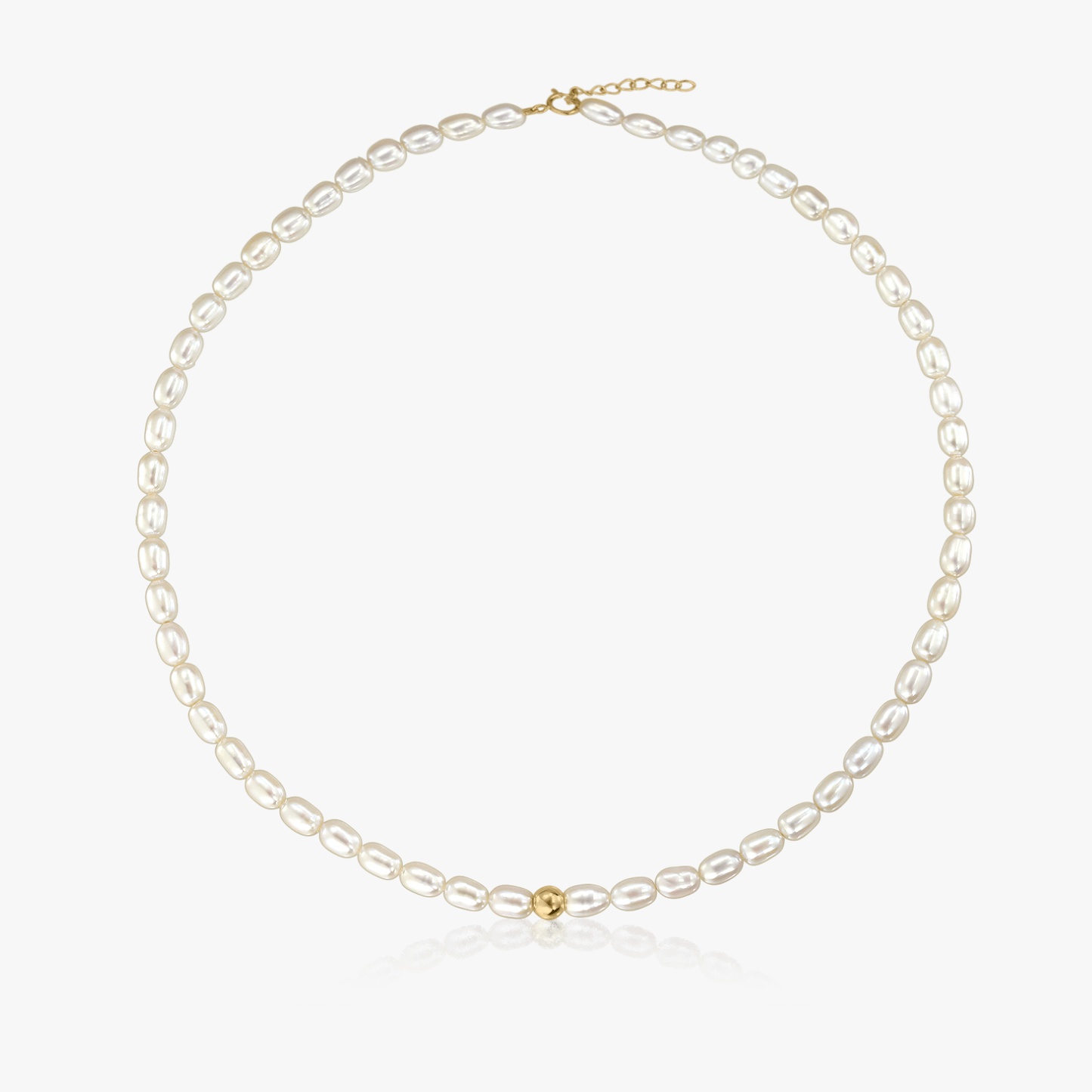 Collana in oro Faye - Perle naturali - Indira