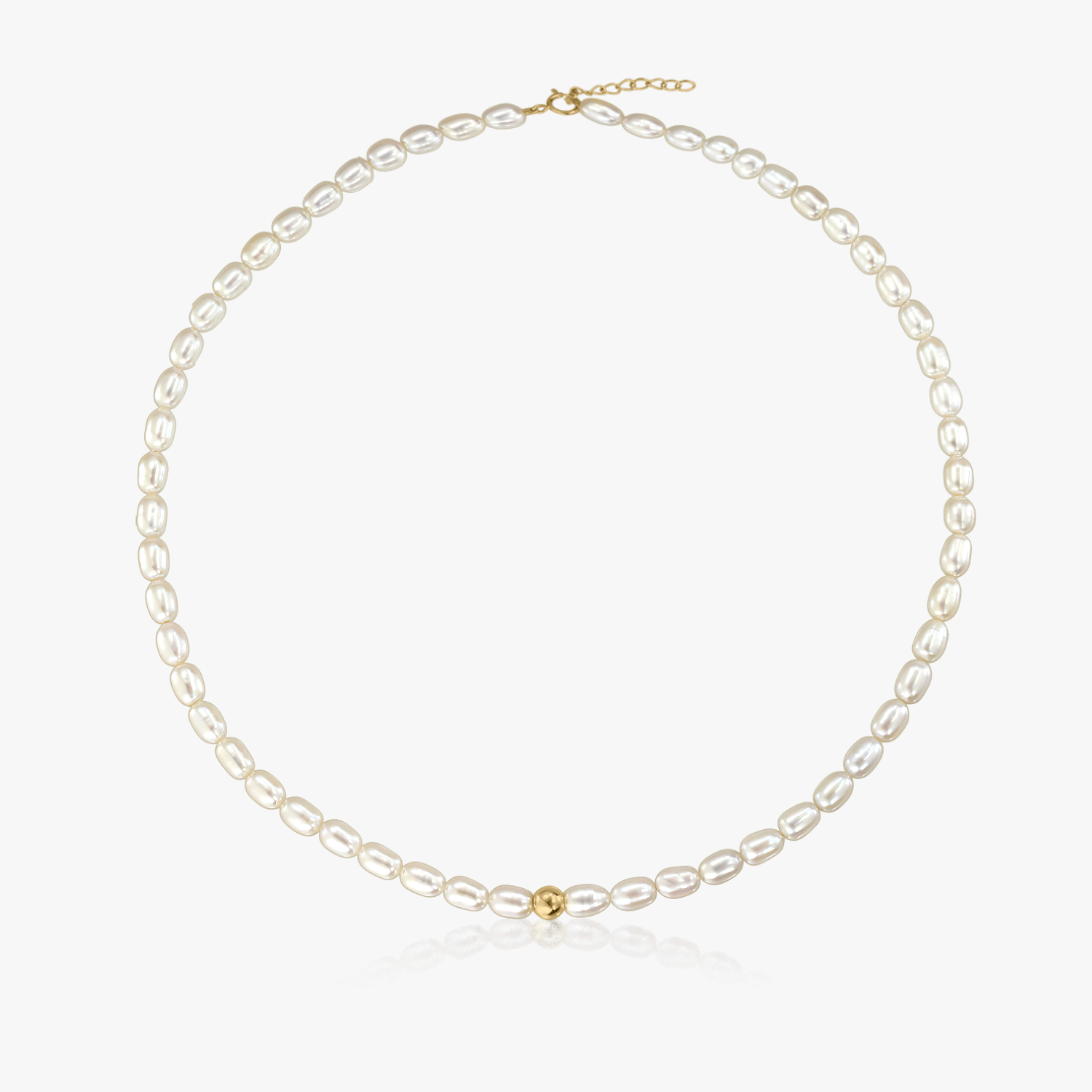 Collana in oro Faye - Perle naturali - Indira