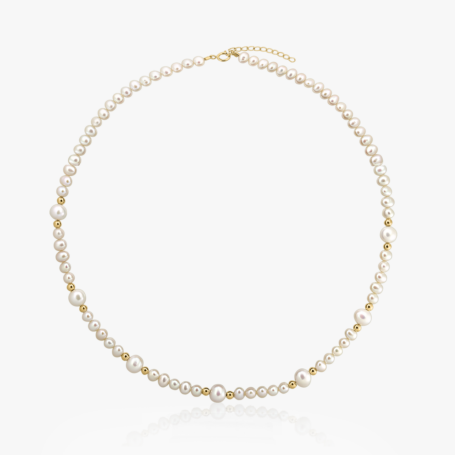 Collana in oro Meghan - Perle Naturali - Indira