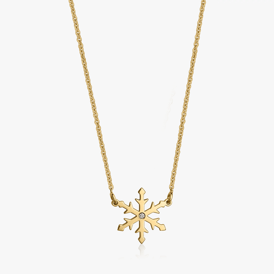 Collana in oro Snow - Diamanti - Indira