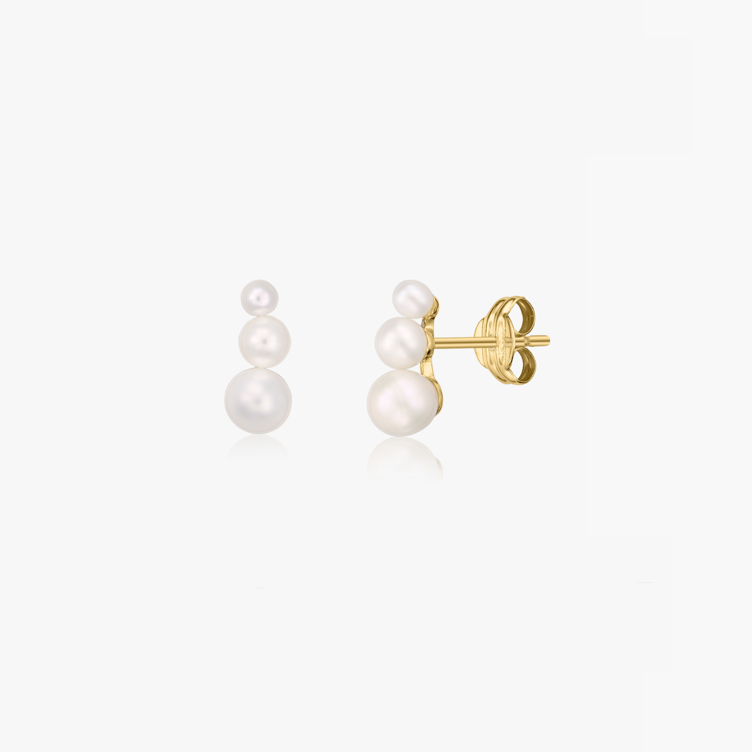 Orecchini in oro Tiny Pearls - Indira