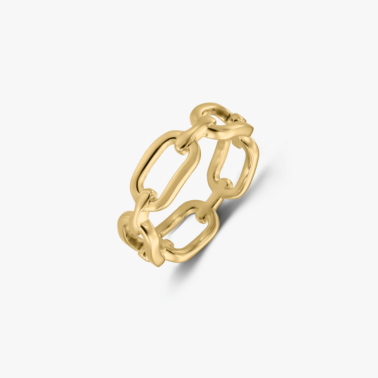 Anello in argento Golden Chain