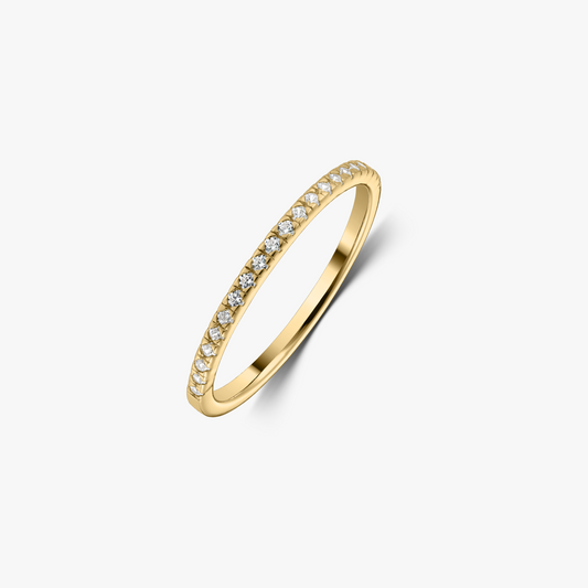 Anello in argento Golden Chriss - Zirconia - Indira