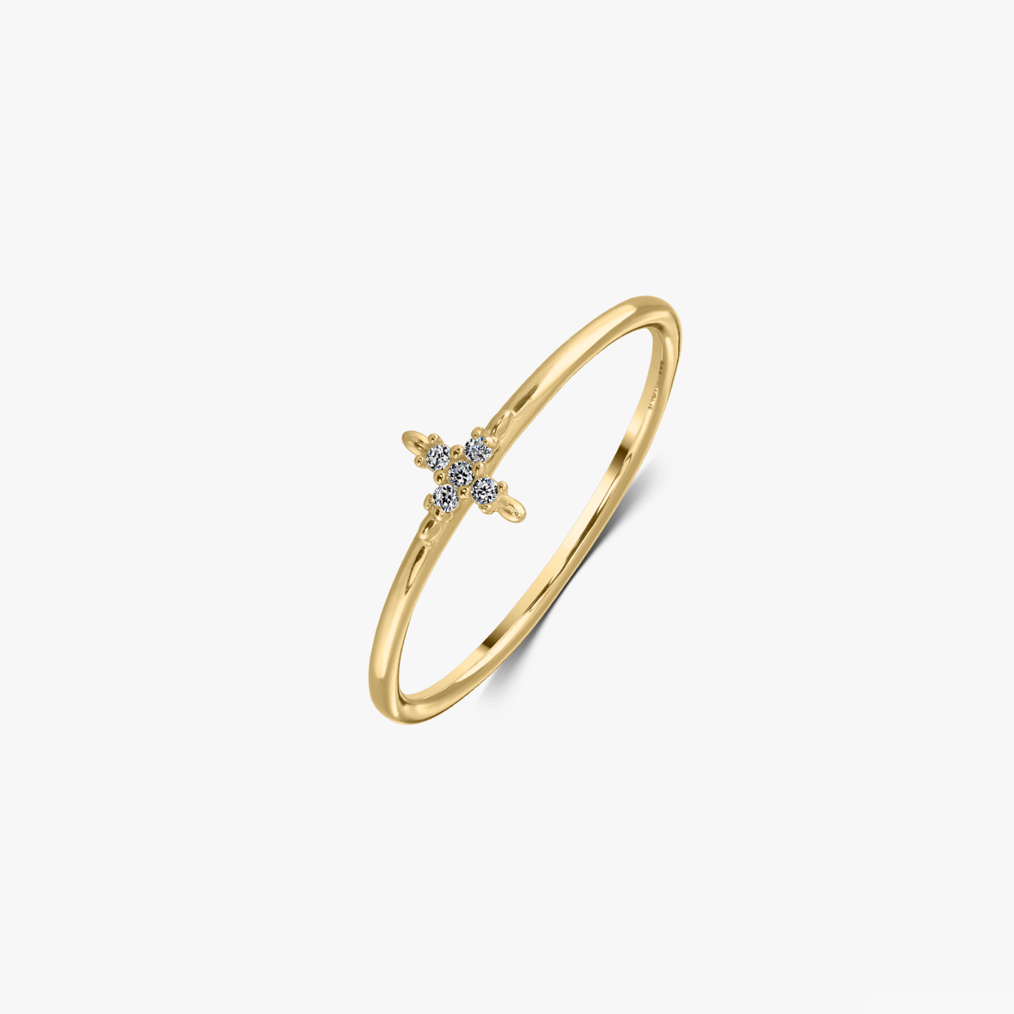 Anello in oro Aurora - Zirconia - Indira