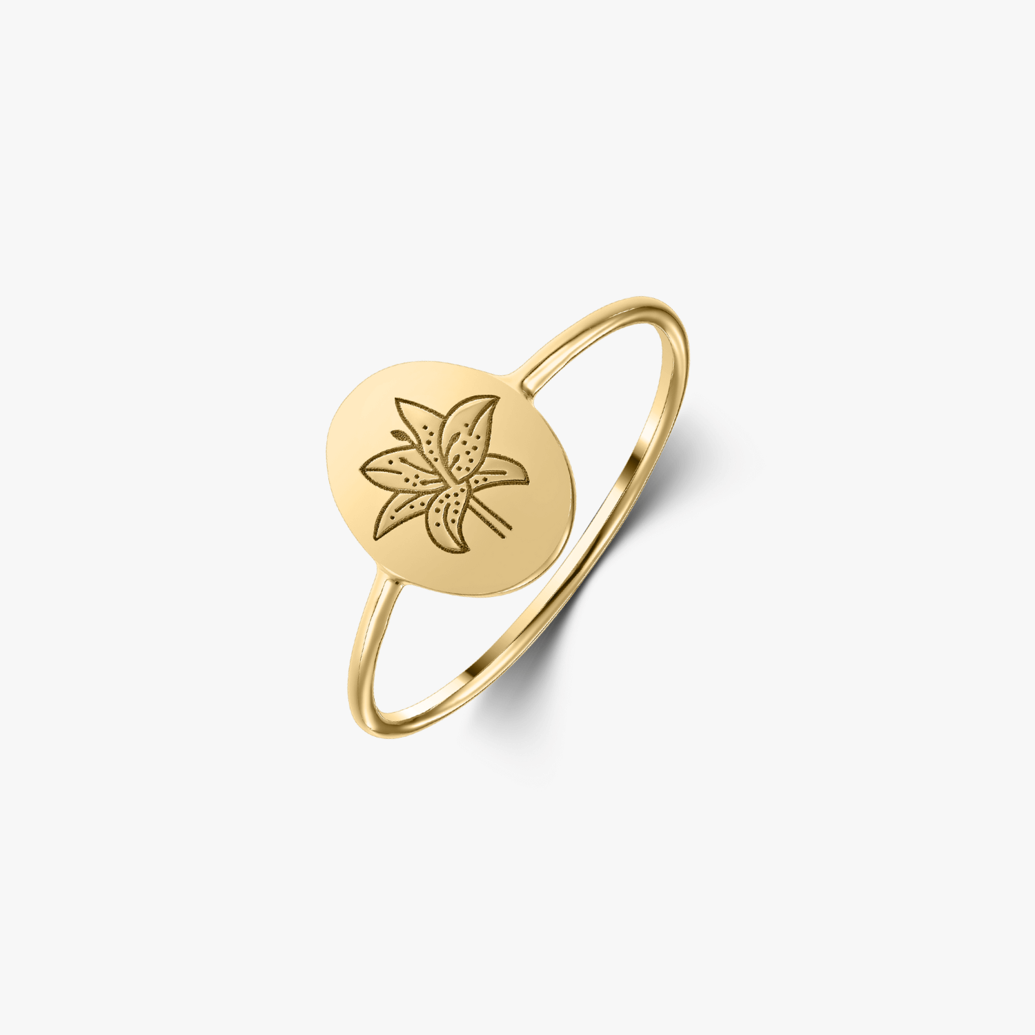 Anello in oro Birthflower - May Lily - Indira