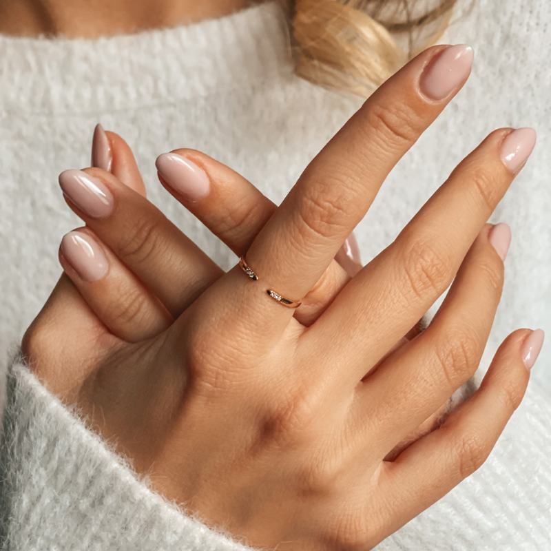 Anello in oro Peaks - Diamanti - Indira