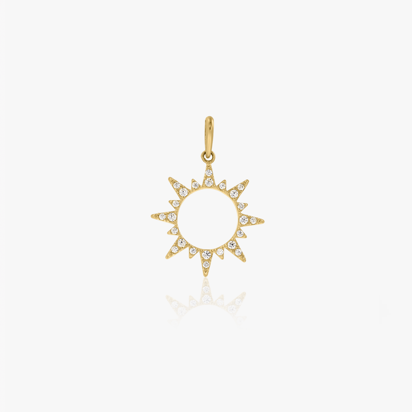 Ciondolo in oro Shine Bright - Zirconia - Indira