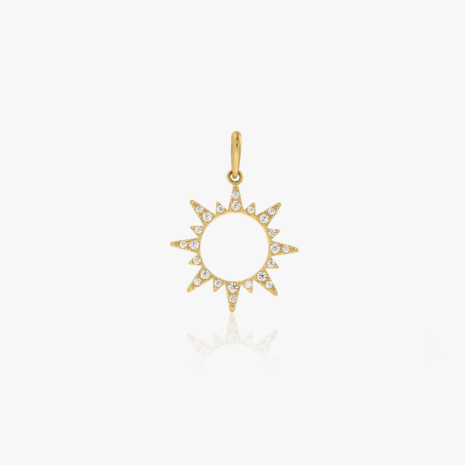 Ciondolo in oro Shine Bright - Zirconia - Indira