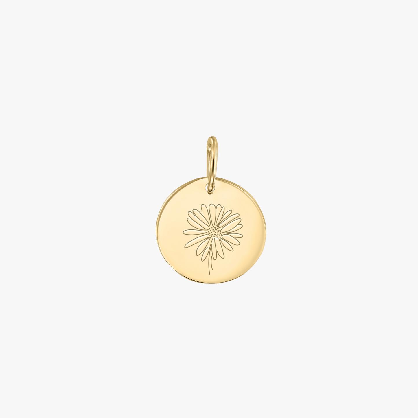 Pendente in oro Birth Flower - Daisy di aprile - Indira