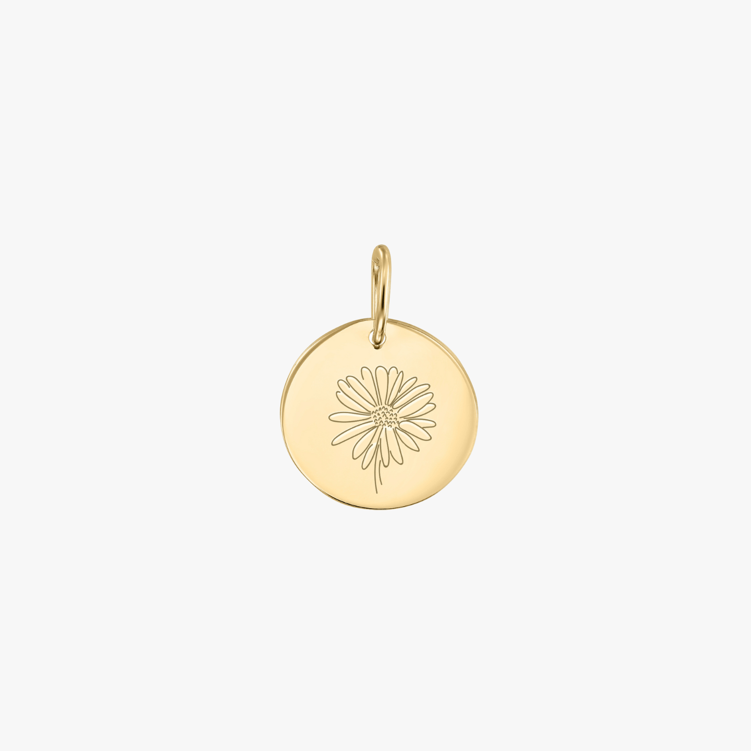 Pendente in oro Birth Flower - Daisy di aprile - Indira