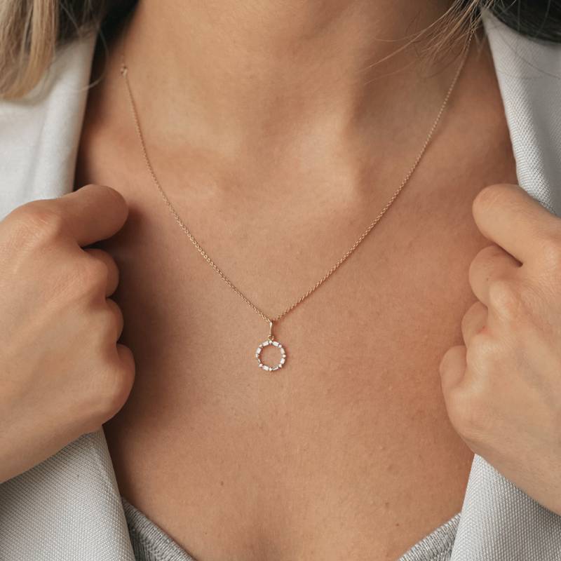 Ciondolo in oro Halo - Indira