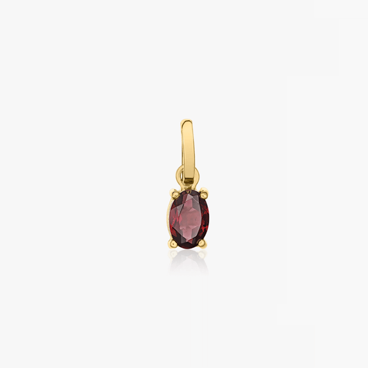 Pendente in oro Red Sparkle - Rodolite - Indira