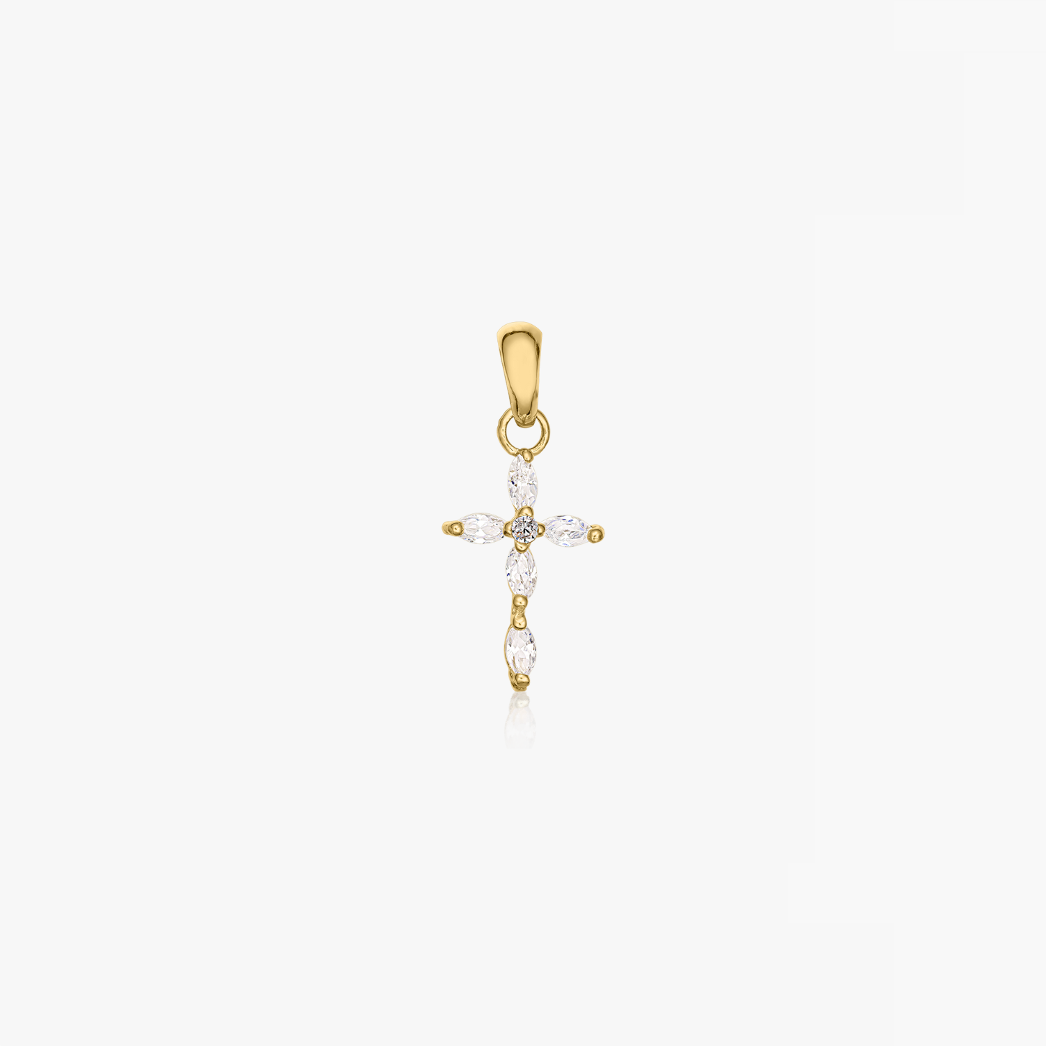 Ciondolo d'oro Croix - Indira