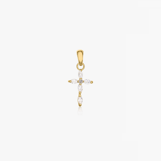 Ciondolo d'oro Croix - Indira