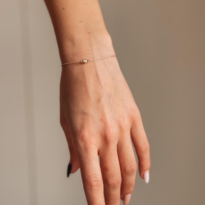 Bracciale in oro Solo - Diamanti - Indira