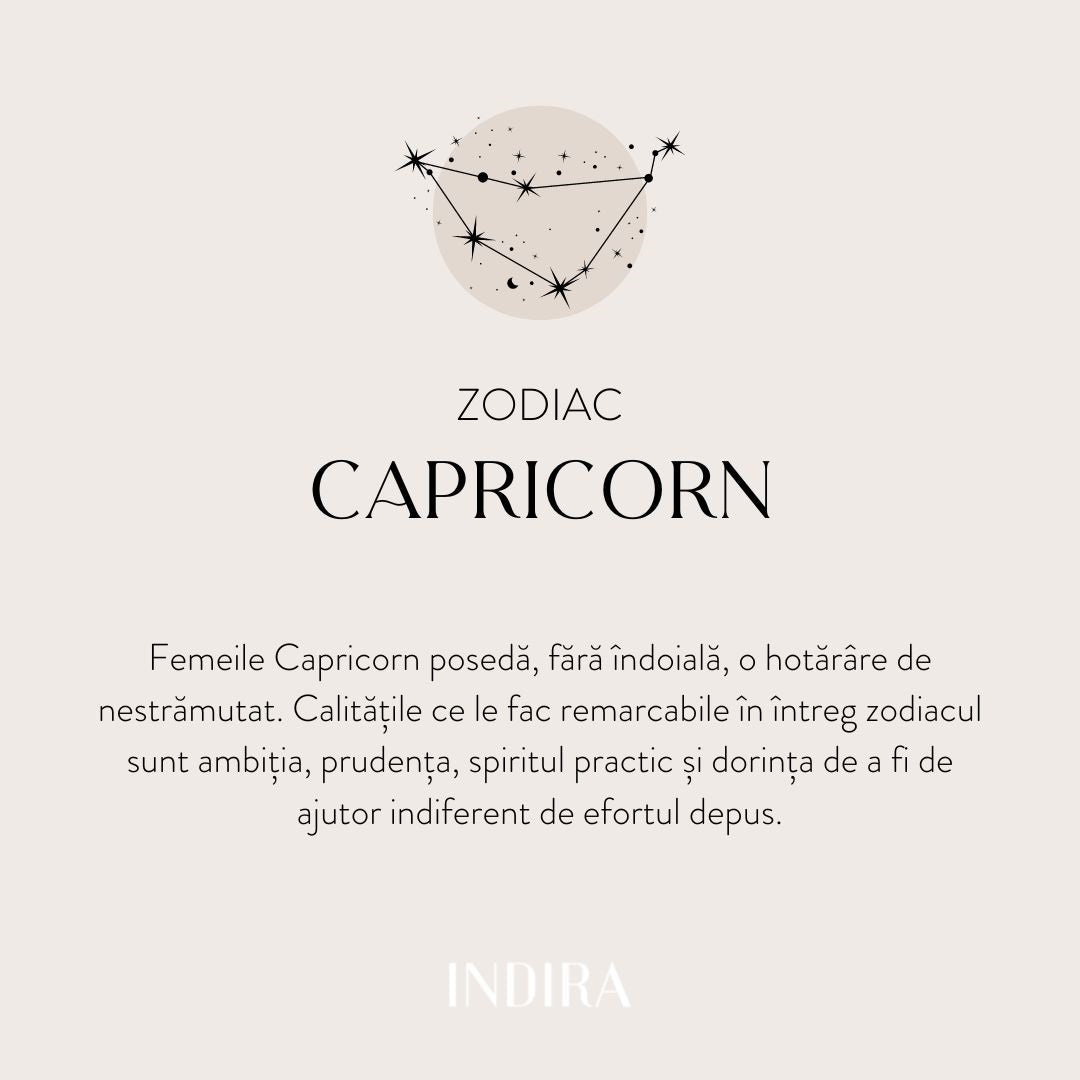 Collana in argento Silver Zodiac - Capricorno - Indira