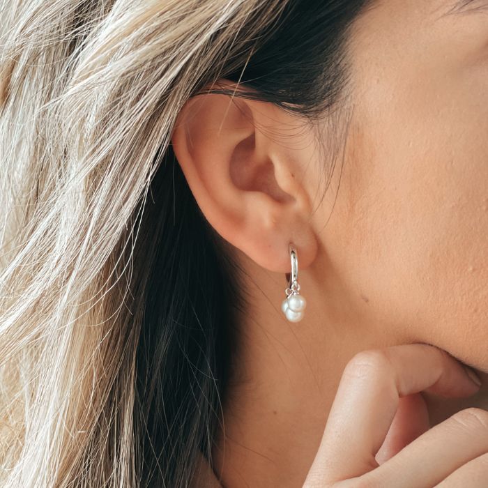 Orecchini in argento Isolde - Perle Naturali - Indira